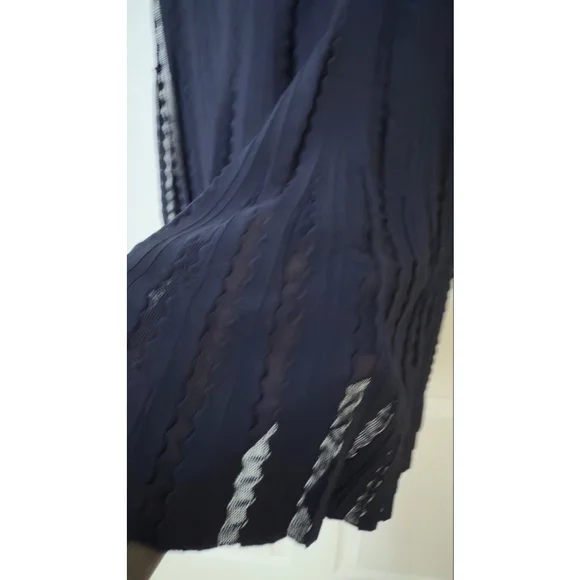 Women's Herve Leger Bandage Midi Dress Navy Size XS - Picture 4 of 9